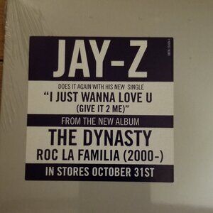 Jay-Z 'I Just Wanna Love U' Vinyl Record SEALED nwto